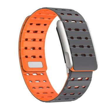 Imagem de Y-Kocos Pulseiras de silicone compatíveis com WHOOP Life – Pulseira de substituição com fecho magnético ajustável macio e respirável para Whoop 5.0 Sleep, acessório para saúde e fitness