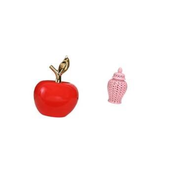 Imagem de Fenteer Estátua de Cerâmica, Ornamento E Jarra de Gengibre, Vaso Decorativo de Porcelana para Decoração de Casa, Sala de Estudo, Café, Festa de Fim de Ano, Ar