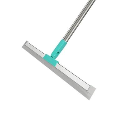 Imagem de Rodo Articulado 2 em 1 – Silicone e Raspador, Cabo Ajustável 110cm, Limpeza Eficiente