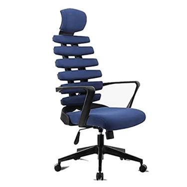 Imagem de Cadeiras de secretária de escritório cadeira de escritório cadeira de secretária ergonómica cadeira criativa Spinefish Bone cadeira de computador cadeiras gerenciais ajustáveis cadeiras executivas