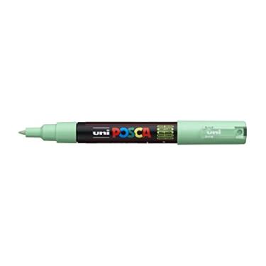 Imagem de POSCA, UNI, Caneta Marcador PC-1M Extra Fina, traço de 0.7mm, Verde Claro, Blister com 1 unidade