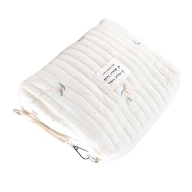 Imagem de Generic Saco de Fraldas Ao Ar Livre, Reutilizável Conveniente Bonito Padrão Algodão Pano Saco de Fraldas do bebê Portátil Multifuncional para a Mãe para Fazer Compras (bordado oliva)