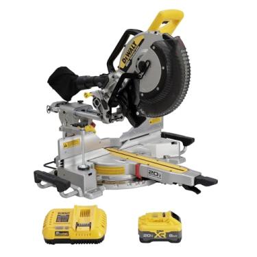 Imagem de DEWALT Kit de serra de esquadria deslizante de bisel duplo 20V MAX XR 30,5 cm (DCS785WW1)