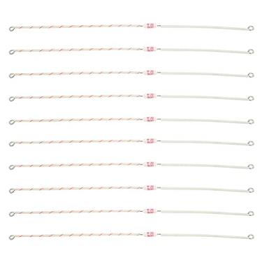 Imagem de 10 Peças Fusível Cerâmico 250v 20a Acessório Elétrico Industrial Bloco Terminal de Fiação, Uso Confiável (300MM 216°C)