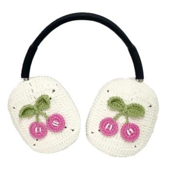 Imagem de airpodsmax Capa protetora de fone de ouvido capa protetora de fone de ouvido usando Bluetooth crochê lã capa tecida à mão APM
