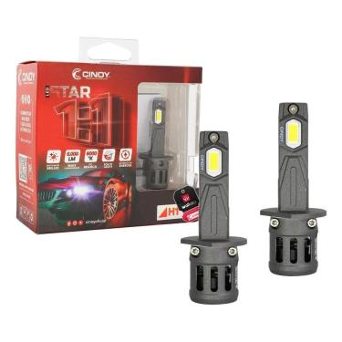 Imagem de Lâmpada Led Mini Cinoy Star H1 H3 H7 H8 H9 H1 Hb3 Hb4 Branco