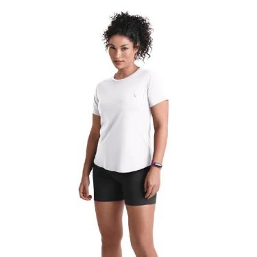 Imagem de Camiseta Lupo Poliamida Básica Feminina - Branca-Feminino