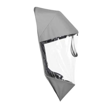Imagem de Generic Capa de chuva transparente para carrinho de bebê, à prova d'água, protege contra poeira, sol e neve, proteção contra intempéries e vento para