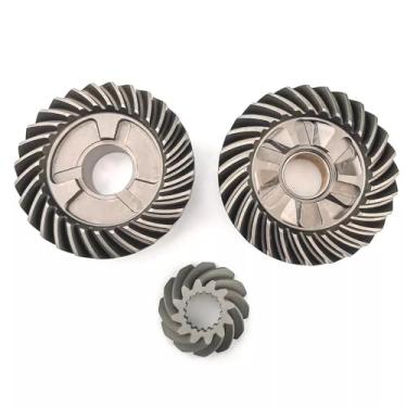 Imagem de 6K5-45560 6K5-45571 6K5-45551 Conjunto de engrenagens para motor de popa Yamaha 50HP 60HP 70HP 2T Parsun Outboard 6K5 Gear Set 6H3-45560 6H3-45571 6H3-45551