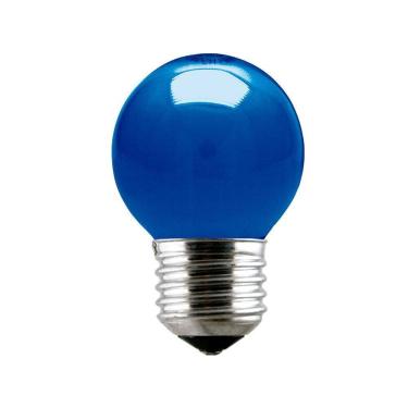 Imagem de Lâmpada Incandescente Taschibra Bolinha 15W 110V Azul