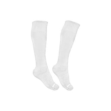 Imagem de Meião de Futebol Poker Canelada Pró - Branco-Unissex