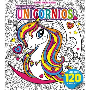 Imagem de Unicórnios Livrão para Colorir