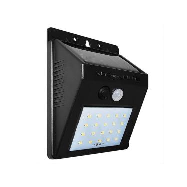 Imagem de Arandela Recarregável Luz Solar E Sensor De Movimento Luatek