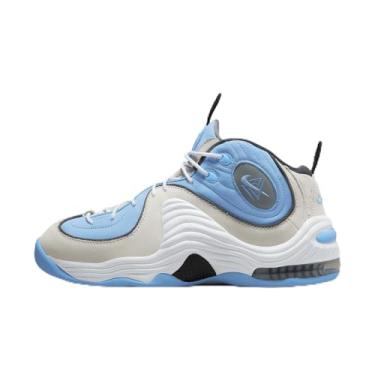 Imagem de Nike x Social Status Air Max Penny II - Branco/Cobalto/Pulse, Branco/cinza fumê, pulso cobalto, 42