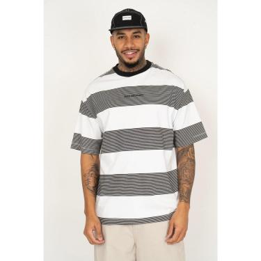 Imagem de Camiseta DC Shoes M/C Fat Stripes Branco-Branco-P-Masculino