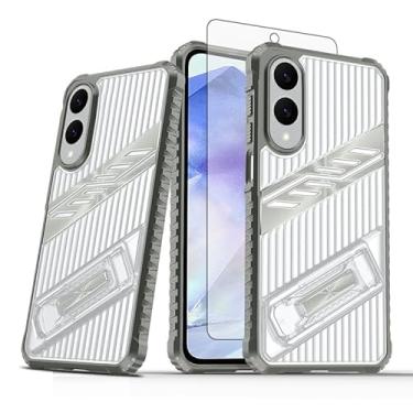 Imagem de Asuwish Capa de celular para Samsung Galaxy S25 Edge com protetor de tela de vidro temperado e suporte resistente à prova de choque suporte rígido acessórios S25Edge 25S S 25 25Edge feminino masculino