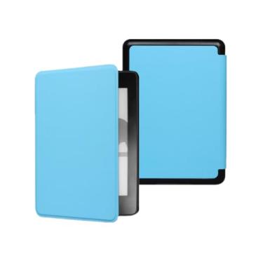 Imagem de Akacy Capa com função hibernar/despertar automática para Kindle Paperwhite de 6,0 polegadas 10ª geração lançada em 2018 (Modelo: PQ94WIF) Capa protetora de couro PU (20)