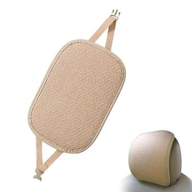 Imagem de CyperFair Capa de encosto de cabeça de assento de carro, protetor de encosto de cabeça de assento de veículo à prova de arranhões, decoração de capa de travesseiro de veículo macia e respirável