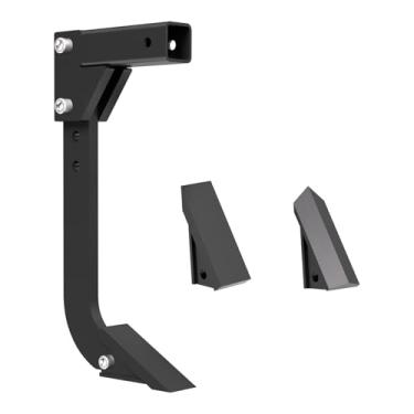 Imagem de Trator subsolador estriador, valetadeira de engate de 3 pontos para quebra de solo e lavoura de jardim, compatível com trator CAT 0/1, ATV/UTV com receptor de 5 cm, profundidade ajustável com 2 dentes