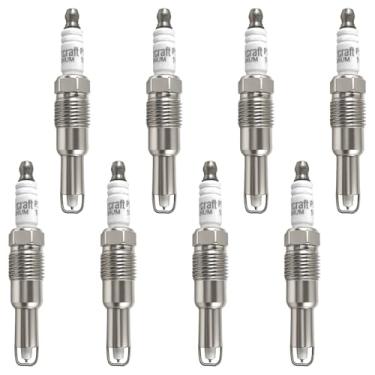 Imagem de FUZIDDN Pacote com 8 velas de ignição Iridium – Substituição para SP515 SP546 – Compatível com Ford F150 5.4L 4.6L V8, Expedition, Mustang; Mercury Mountaineer (modelos 2004-2008)