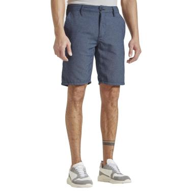 Imagem de Bermuda Forum Masculina Sarja Benjamin Azul Marinho Mescla-Masculino
