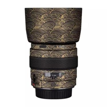 Imagem de EF 100 2 adesivo para lente de câmera revestimento protetor de corpo película protetora para Canon EF 100 mm F2 USM (ouro onda)