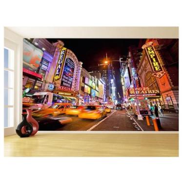 Imagem de Papel De Parede 3D Cidade New York Broadway Ny 3,5M Ncd274 - Você Deco