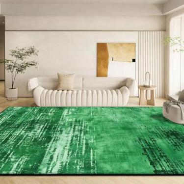 Imagem de Tapete moderno e luxuoso para sala de estar, decoração para casa, tapete grande para quarto, sala de estar, tapete de fácil limpeza (160 x 200 cm / CX048-sem fiapos-8)