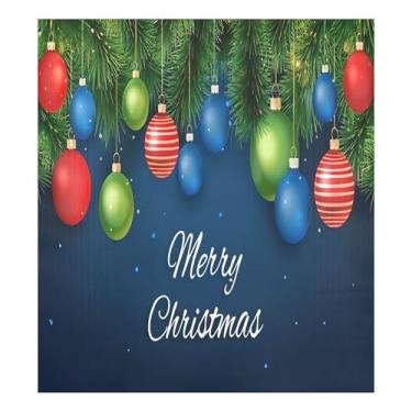 Imagem de SEHANY Capa magnética de bola de Natal, adesivos magnéticos de decoração de Natal antiarranhões para painel de geladeira e lava-louças, decoração de Natal de cozinha doméstica 58 x 66 cm