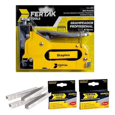 Imagem de Grampeador Tapeceiro 4-14 Mm + 2100 Grampos