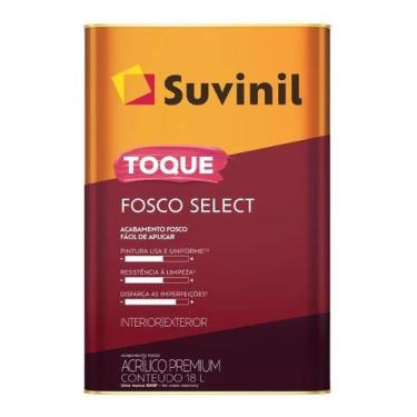 Imagem de Tinta Toque Fosco Select 18L Crômio - Suvinil - 50842605 - Unitário