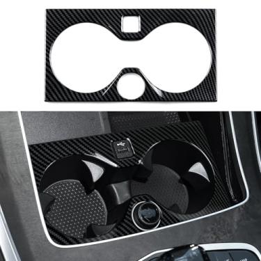 Imagem de Adesivo de decalque ABS estilo carbono com acabamento de porta-copos de carro serve para BMW X5 G05 X5M F95 X6 G06 X6M F96 X7 G07 2019-2026 Acessórios interiores