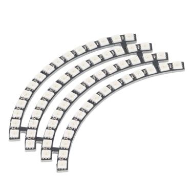 Imagem de KIMISS Placa de Lâmpada LED WS2812 5050 RGB de 60 Bits - Módulo de Luz Redondo para Decoração de Casa e Quarto, Suporta Controladores Com Porta Digital de 5V