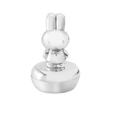 Imagem de Zilverstad, Caixa porta dente de leite e cachos de cabelo, Meu primeiro dente e cacho, Banhado a prata, Miffy de pé, Prata