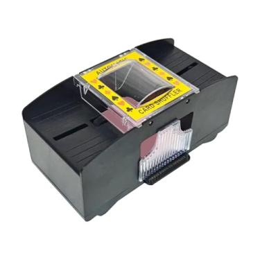 Imagem de Depisuta Embaralhador de Cartas Automático para 1-2 Baralhos, Máquina de Embaralhamento Elétrico a Pilhas para Jogos de Cartas Em Casa, Viagens (Lave 2 decks 【Versão com bateria AA】)