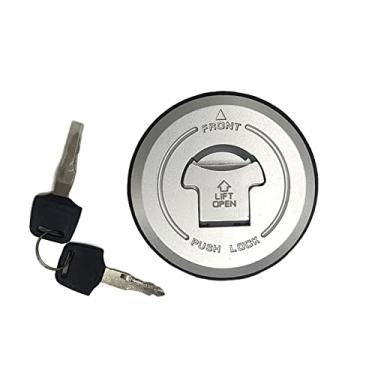 Imagem de XDF Chave de bloqueio da tampa do tanque de combustível compatível com Honda CB250 CB300F CB500F CB500X CB600 CBR125R CBR125RS CBR125RW CBR250R CBR300R CBR500R CBF125 VTX1800 VTR250 XLV66 50 XL6 50