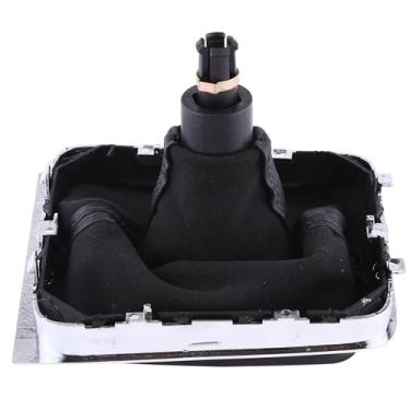Imagem de LiebeWH Polaina do Botão de Mudança de Marcha do Carro, Kit de Couro Sintético de 6 Velocidades, Borda Cromada Elegante para B6 2005-2012
