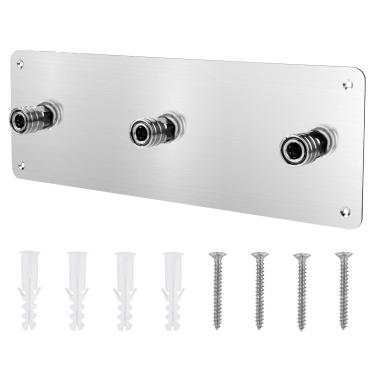 Imagem de Suporte de canhão de espuma para lavadora de pressão, organizador de ponta de bocal de pistola de lavagem de pressão de aço inoxidável para interface de 1/10.2 cm, conector rápido de extensão de