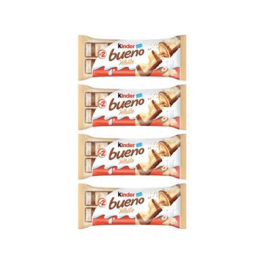 Imagem de Kit Wafer Snack Kinder White Bueno 39g