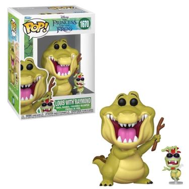 Imagem de Boneco Funko Pop! Disney A Princesa e o Sapo Louis e Raymond