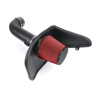 Imagem de Sistema de admissão de ar frio compatível com Chevrolet Camaro SS V8-6,2L 2010-2014, filtro de ar de alto fluxo, aumenta o desempenho e o reboque