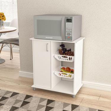 Imagem de Fruteira Cuiabá 1 porta 1 gaveta Benfácil, Branco