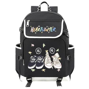 Imagem de Mochila Heartstoppers Anime School Bag 37x16x45cm Poliéster