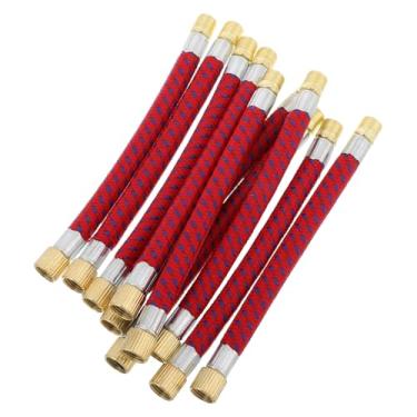 Imagem de POPETPOP Mini mangueira de bomba portátil de 10 peças para bolas e colchões esportivos infláveis, tubos de extensão duráveis para facilitar a inflação para bicicletas, motocicletas e muito mais