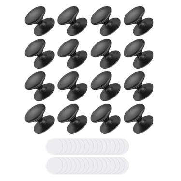 Imagem de Anobeyi Puxadores autoadesivos de gabinete, puxadores de gaveta autoadesivos de liga de alumínio para armários de cozinha, armários, cômodas, armários, portas de vidro deslizantes - instalação de