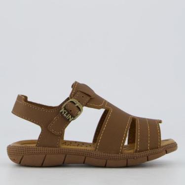 Imagem de Sandália Klin Tic Tac Casual Marrom Infantil, 24