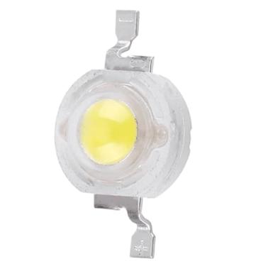 Imagem de Luqeeg Chip de Lâmpada LED de Alta Luminância Branco Quente 50pcs para Alumínio de Exposição de Estúdio de Holofote (Branco frio)