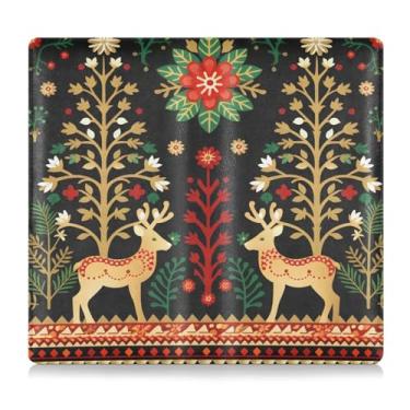 Imagem de CEBUGI Porta-luvas de Natal Elk com porta-luvas para organizador de documentos, 12,5 cm x 24 cm