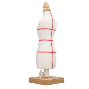 Imagem de Cryfokt 12.2 Polegada Boneca Vestido Forma Roupas Requintadas Costura Manequim Expositor Ideal para Fazer Padrão Uso Doméstico (Tipo 2)