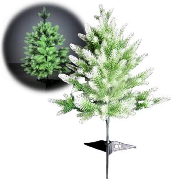 Imagem de Pequena árvore de Natal luminosa, mini árvore de Natal artificial de 50,8 cm que brilha no escuro para escritório, mesa, interior e decoração de casa